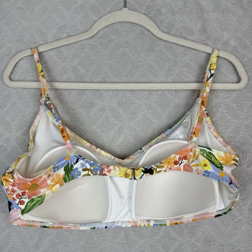 Summersalt x Rifle Paper Marguerite Bikini 2 Piece Swimsuit 12 Floral Boho Beach - Picture 4 of 12